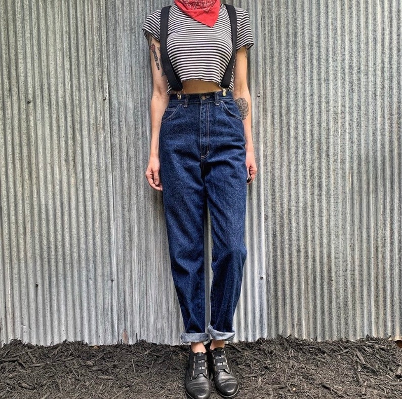 rockabilly high waisted jeans