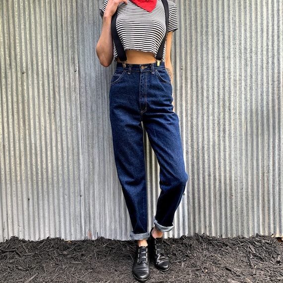 Vintage 1980s Rockabilly High Waisted Jeans