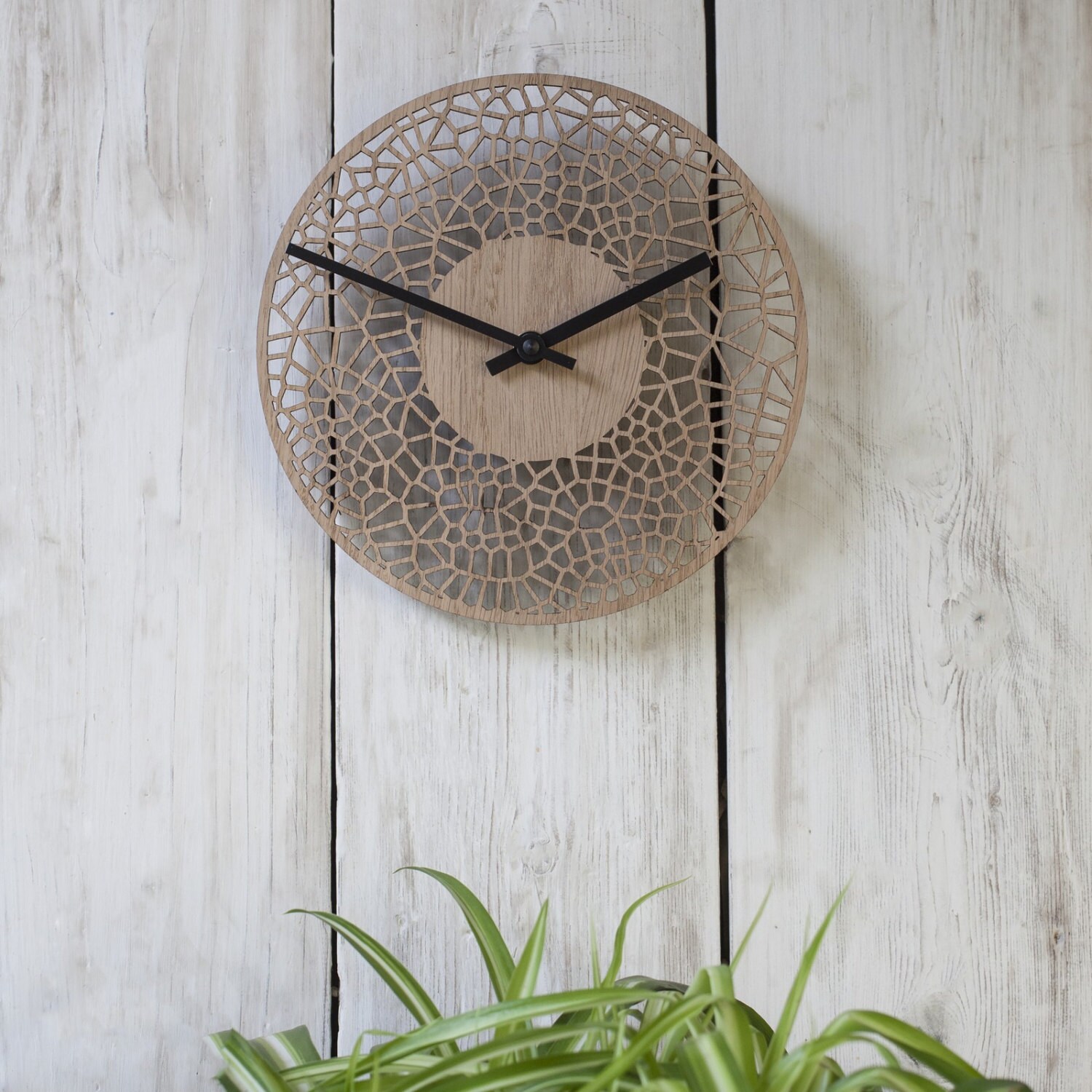 Contemporary Clock Wall Clock Generative Design Wall Art Etsy UK