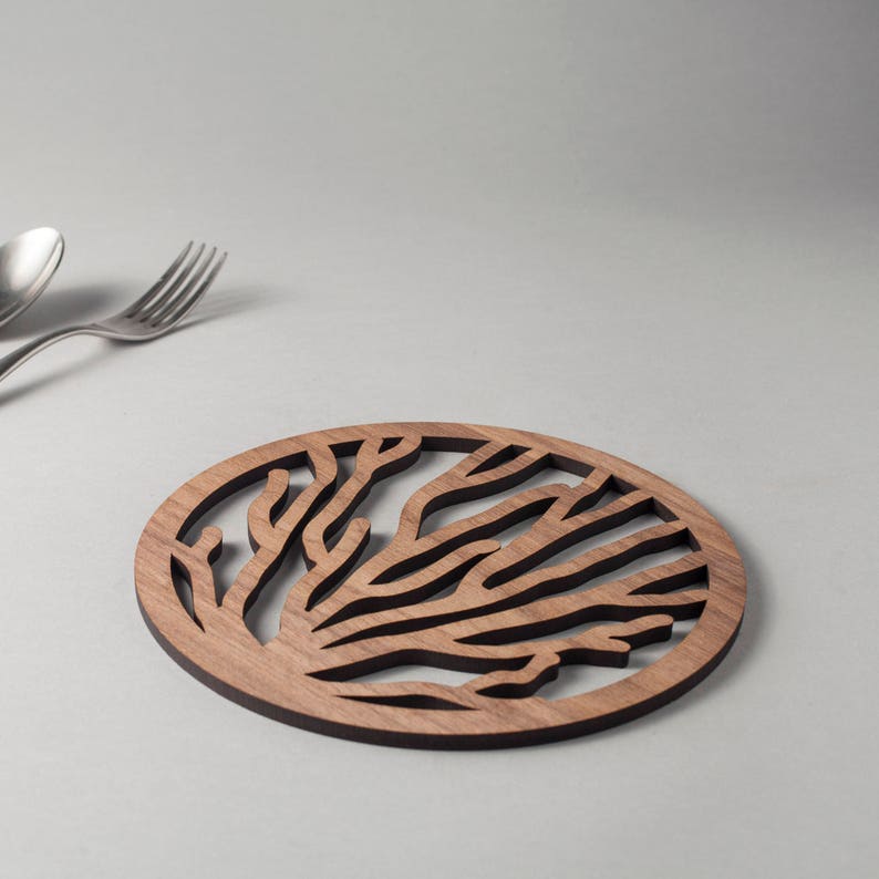 Coral wedding gift 35th anniversary gift wooden coasters ...
