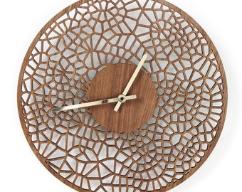 Voronoi cell wall clock 40cm