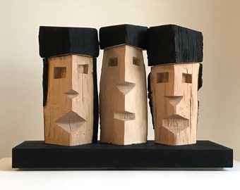 Brennköpfe - Woodensculpture