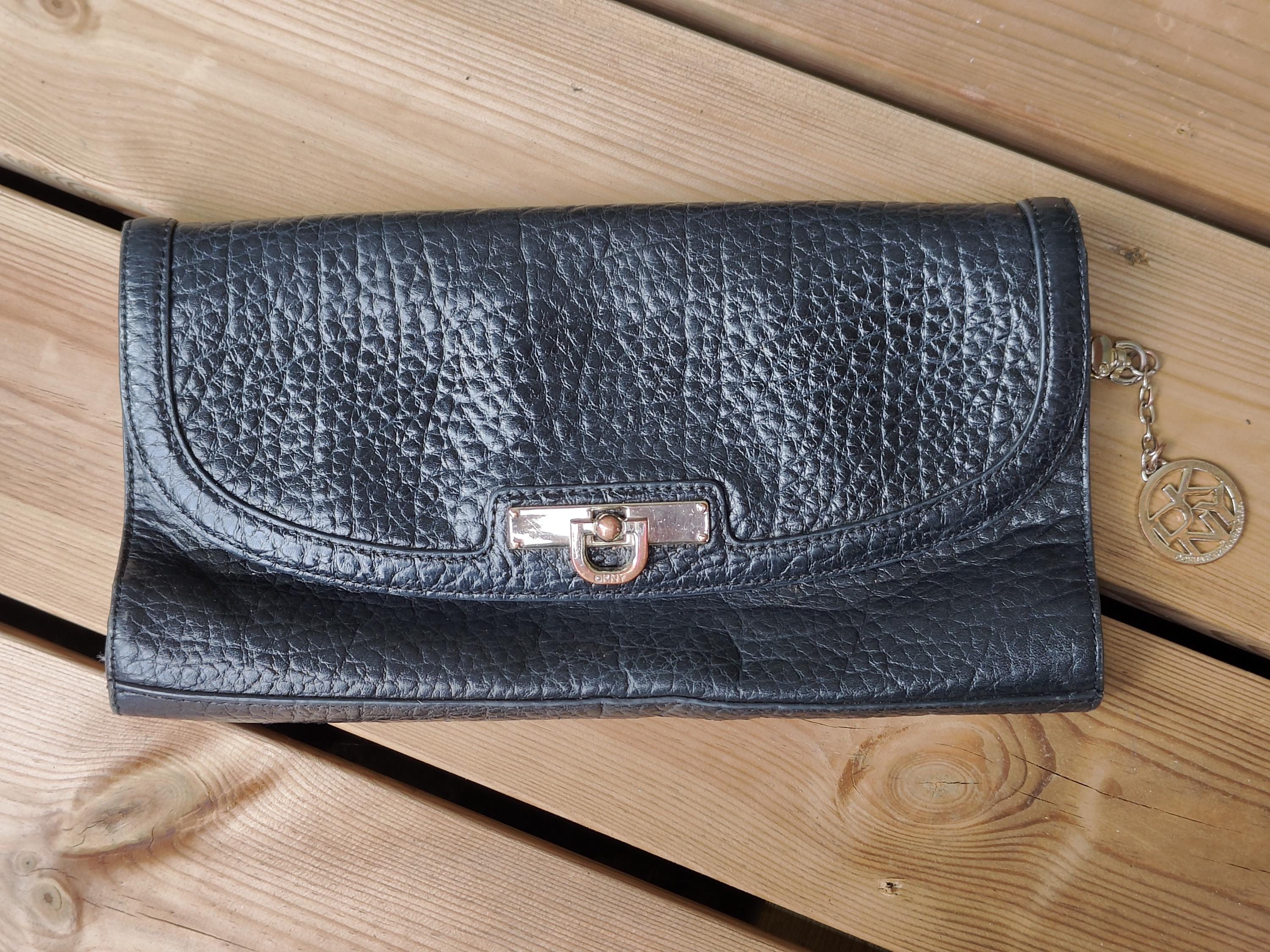 DKNY Leather handbag Archive y2k グランジ Vintage Dkny Handbag - Etsy Norway