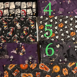 Personalized diaper/tote bag with lots of pockets made with Nightmare before Christmas Jack Skellington fabric image 4
