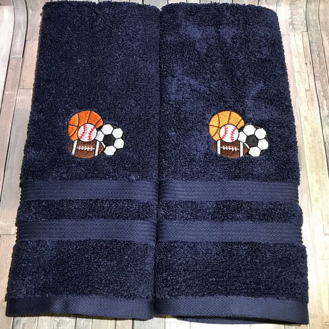 Football Towel/ Sports Towel/team Towel/personalized Bath Etsy