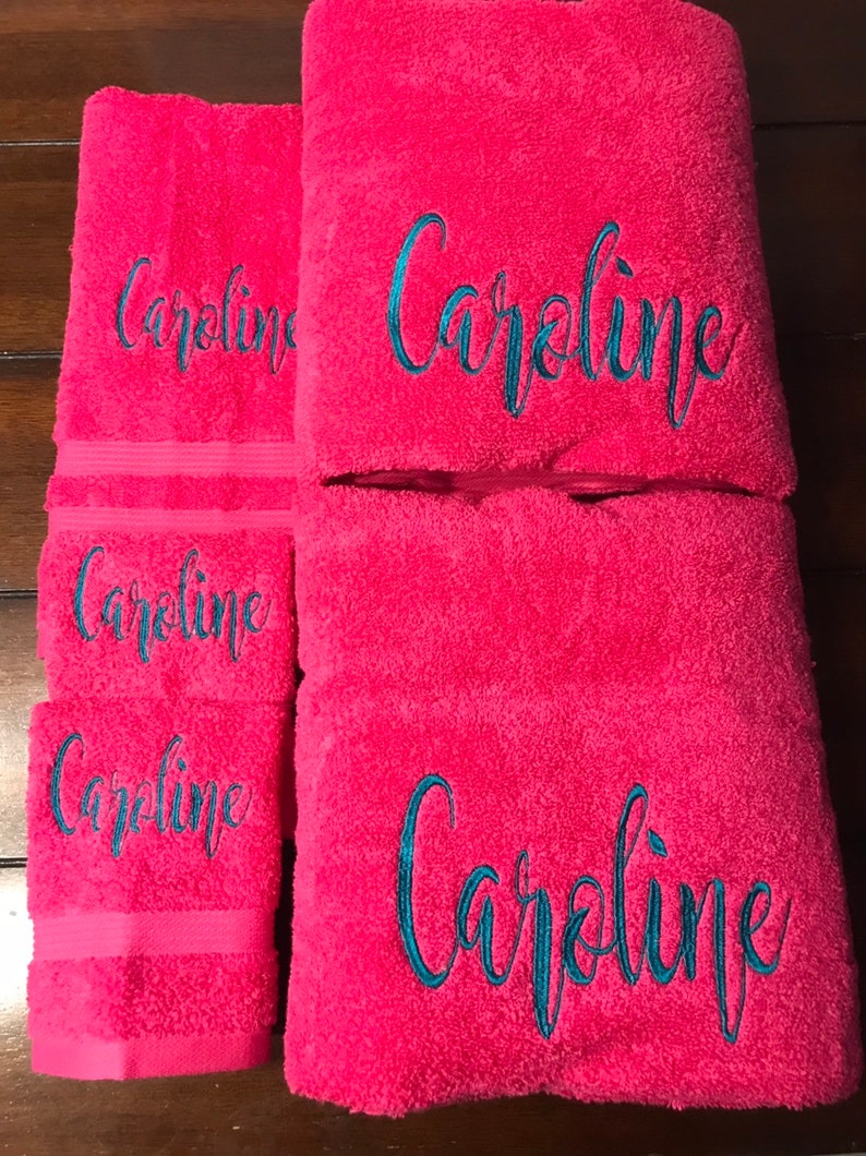 Personalized towels / monogrammed towels /wedding gift/ Etsy