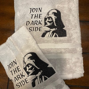 towel set with Star Wars you choose which symbols image 9