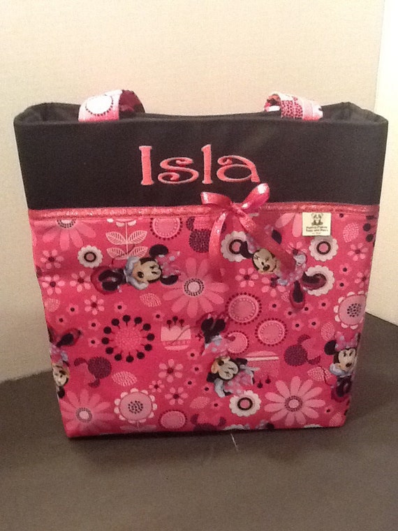 personalized minnie mouse diaper bag