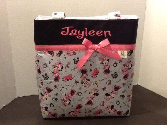 personalized minnie mouse diaper bag