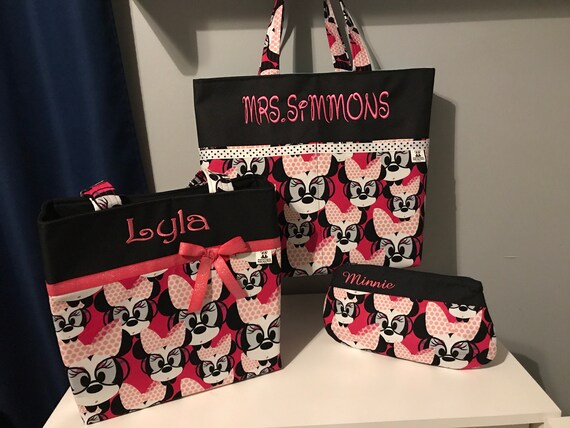 personalized minnie mouse diaper bag