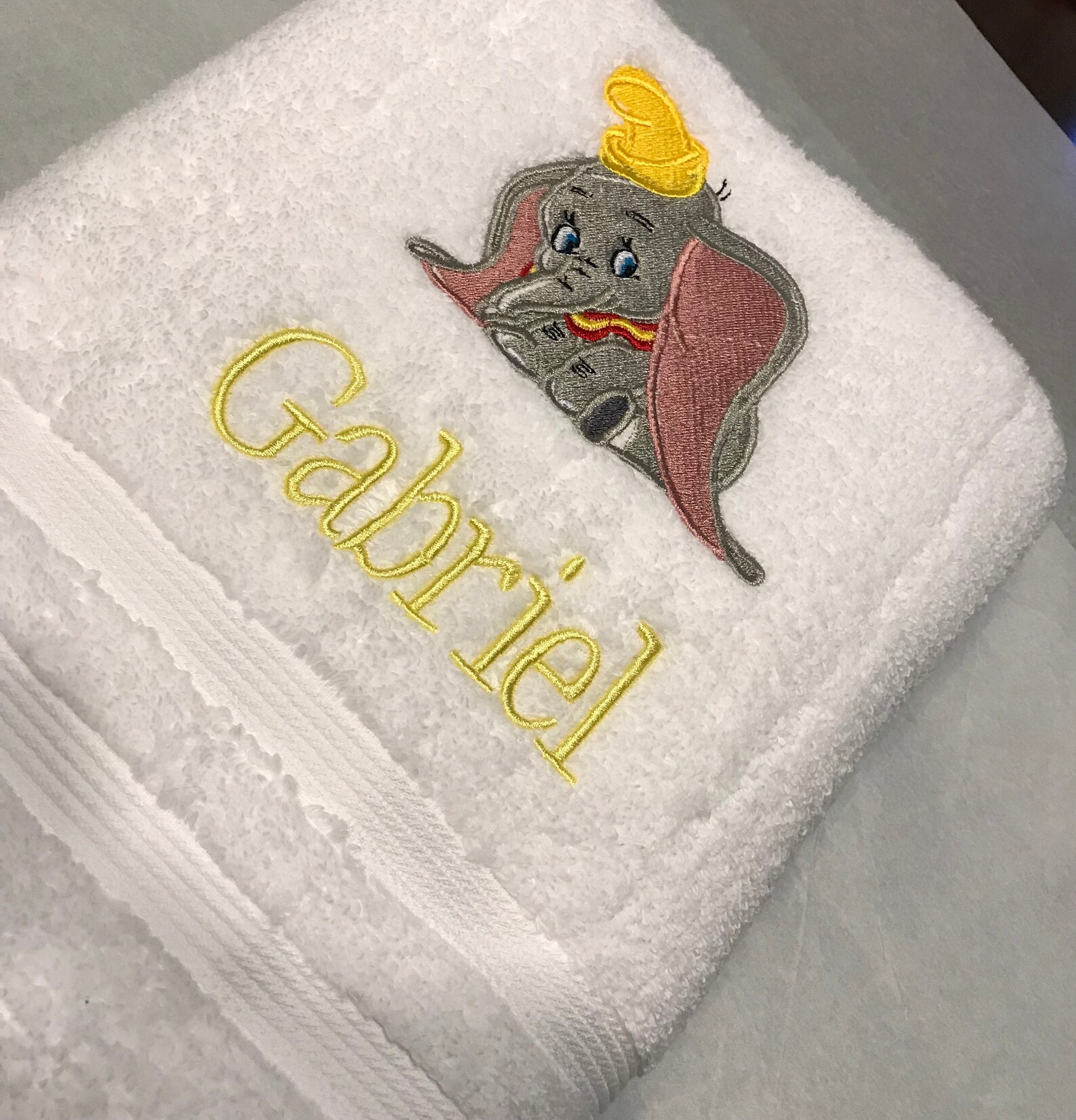 Dumbo Towel/ Dumbo Towel/ Dumbo Gift/ Dumbo Birthday/ Elephant Etsy