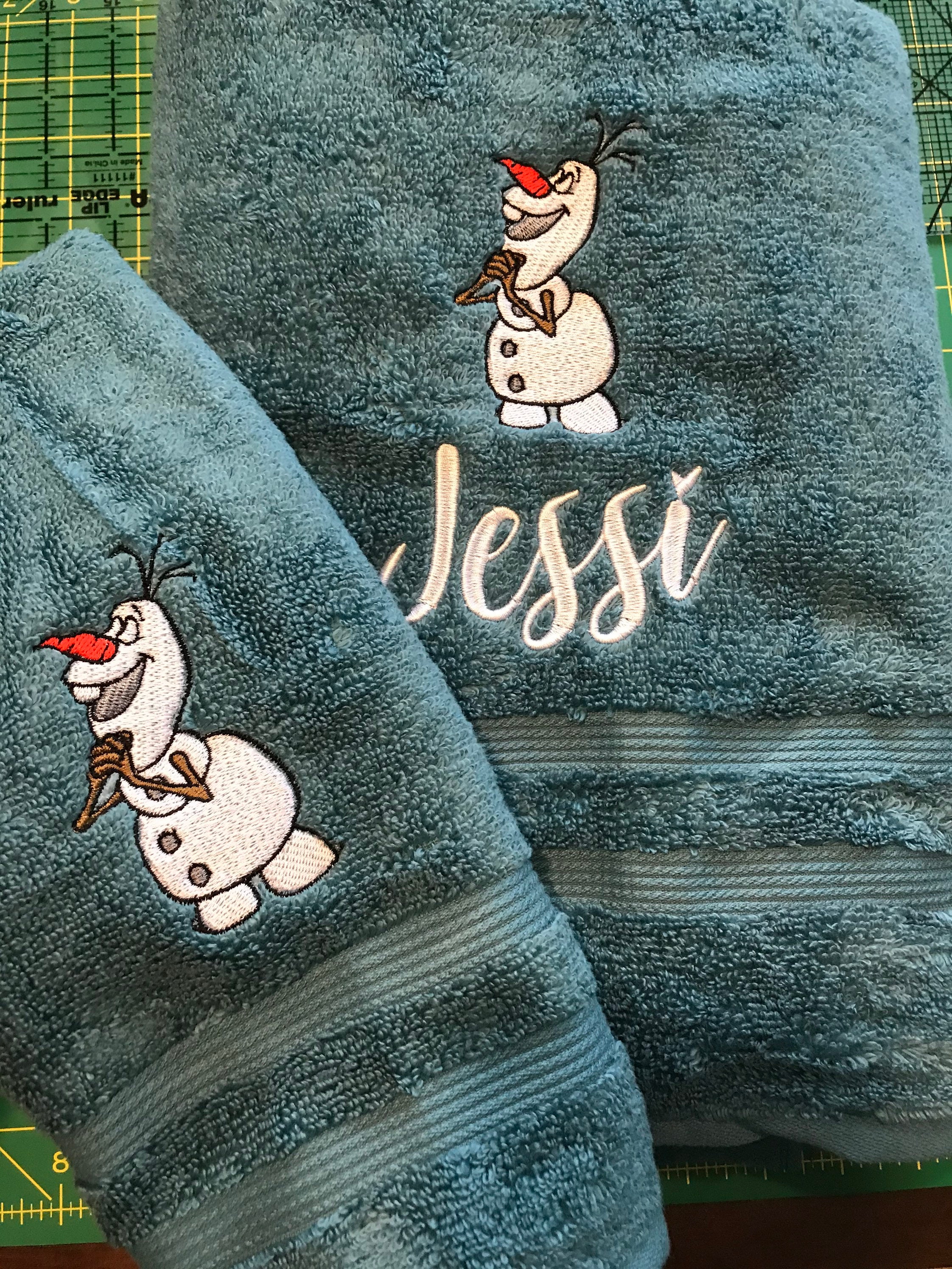 Olaf bath towel clearance