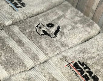 towel set with Star Wars you choose which symbols