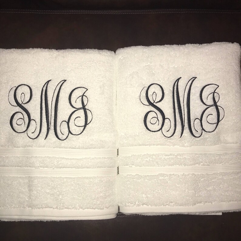 Personalized Towels / Monogrammed Towels /wedding Gift/ Etsy