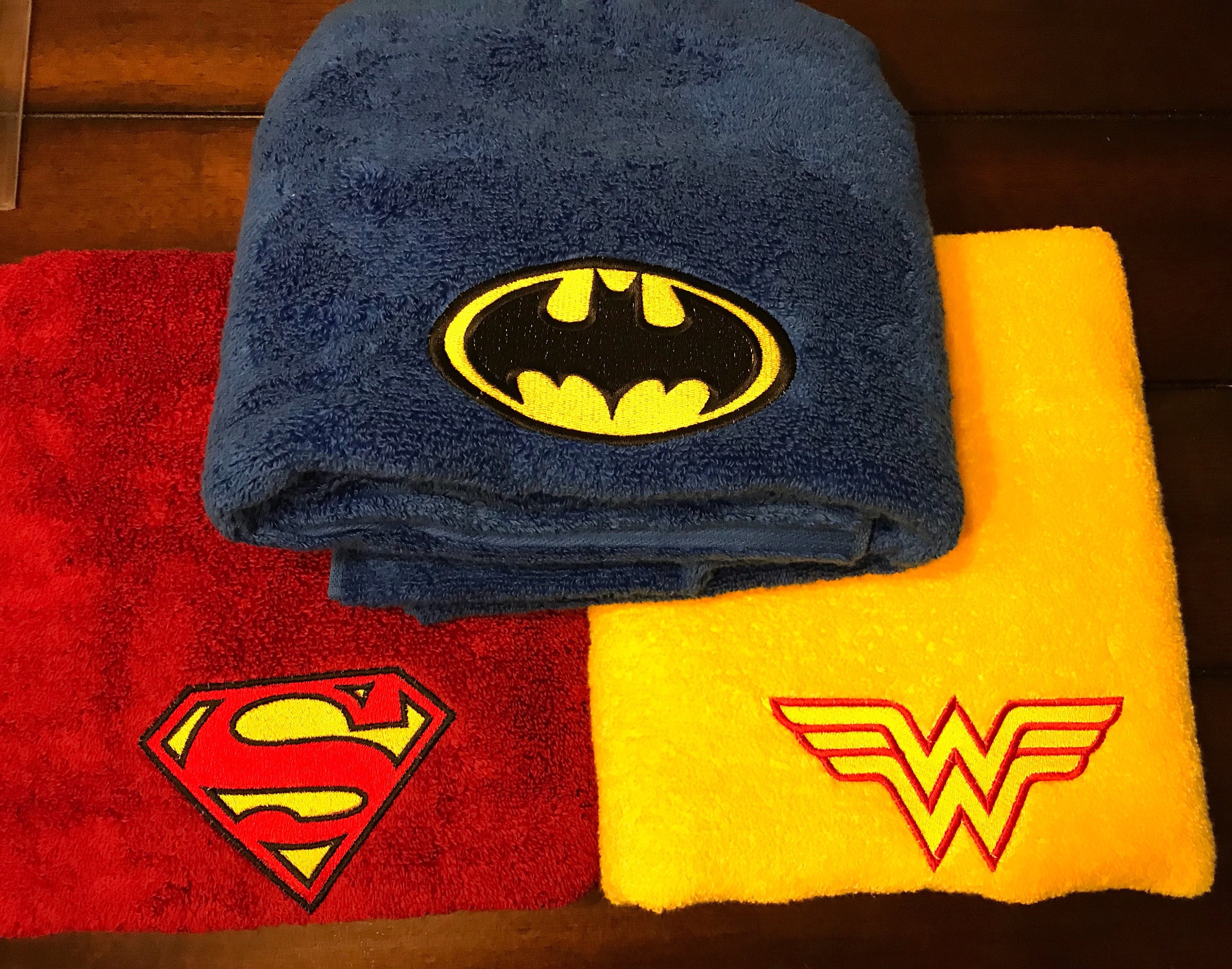 Superhero bath towels sale