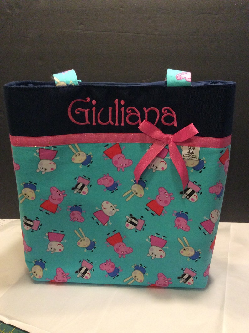 Personalized Peppa Pig and Friends Diaper Bag/tote Bag/ Pre K Etsy