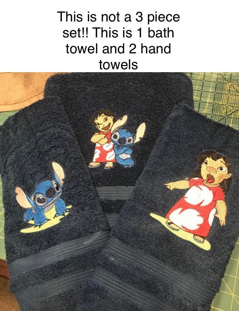 Lilo towel/ Stitch Towel/ Lilo and stitch towel / lilo gift/ stitch gift/ lilo and stitch birthday image 4