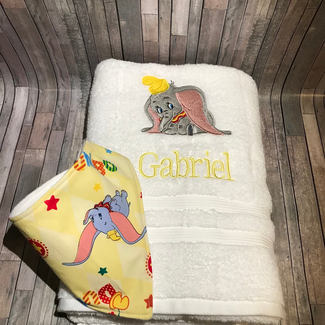 Dumbo Towel/ Dumbo Towel/ Dumbo Gift/ Dumbo Birthday/ Elephant Etsy
