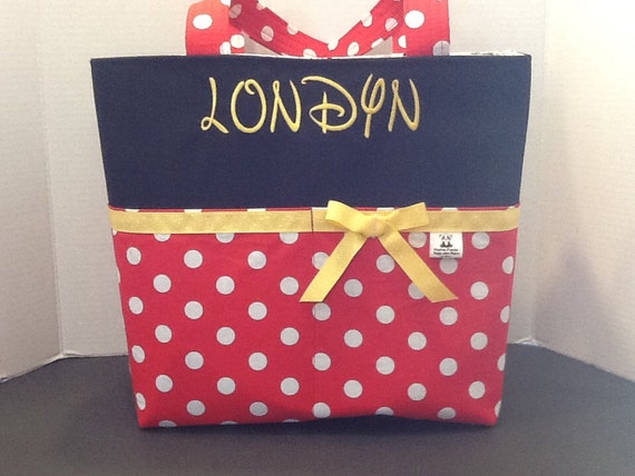 Personalized minnie mouse diaper bag clearance