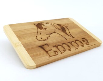 Breakfast Board Wood Name Stullenbrettchen - Cheval