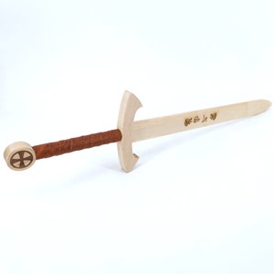 Knight's Sword Wood Big Name - Domador de dragones