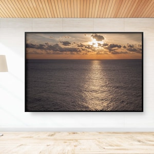 Holy Land Israeli Seascape Sunset Photography Print - The Northernnost Point of Israel, Rosh Hanikra