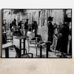 Western Wall Art: Jerusalem Prayers, Black and White Photography