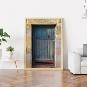 Jerusalem Green Door with Red Hand Photography Print