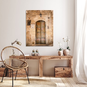 Jerusalem Old City Gold Door and Stones - Jewish Wall Fine Art Photography
