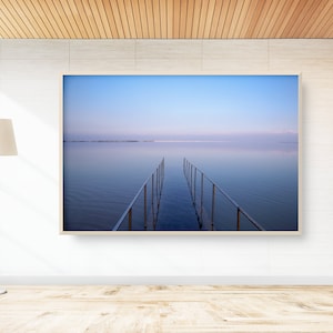 Israeli Dead Sea Seascape Sunset - Holy Land Scenery