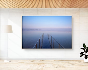 Israeli Dead Sea Seascape Sunset - Holy Land Scenery