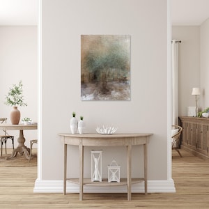 Green Olive Tree Impressionist Painting Print - Jerusalem Old City - National Tree of Israel - The Promised Holy Land - 7 Species