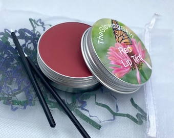 Rose Red Lip Tint: Natural Lipstick, Moisturizing Balm