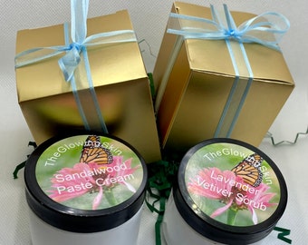 Skincare Trial Sample Pack: Natural Butter, Scrub, Cleanser & Deodorant