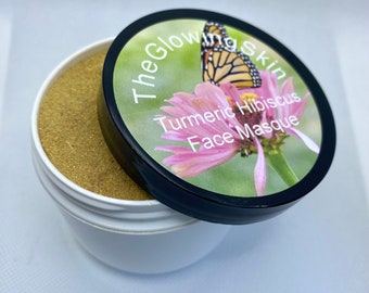 Turmeric Hibiscus Face Masque, revitalising face treatment