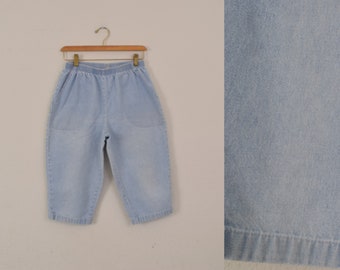 Vintage 1980s Mid Rise Denim Short Pants