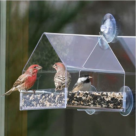 Duncraft Window Chalet Bird Feeder Etsy