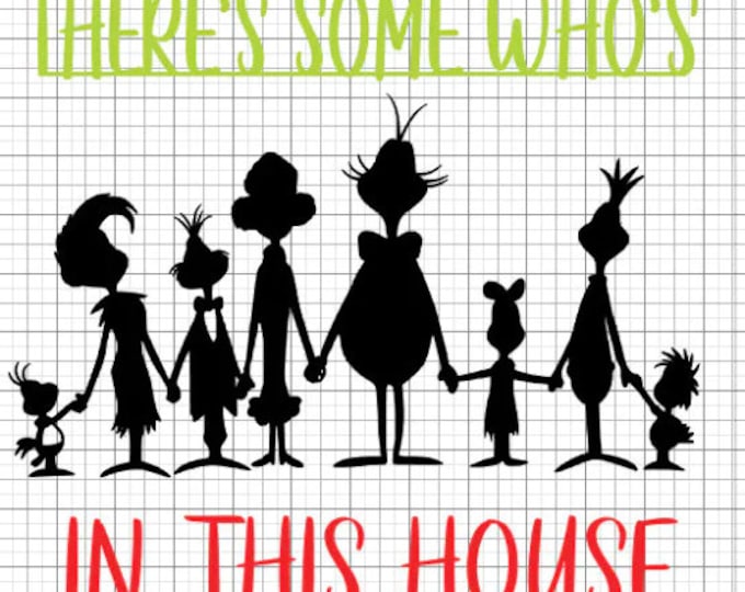 Grinches Door Sign I Grinch Door Hanger Christmas SVG File