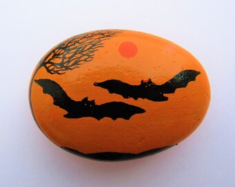 Halloween Pebble Art - Etsy