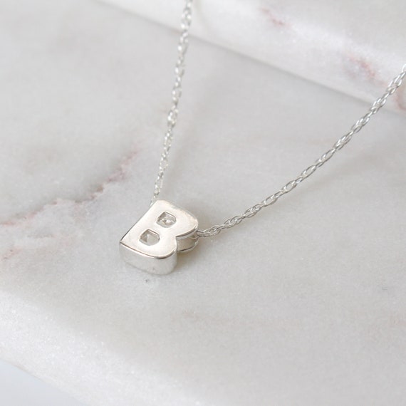 Pendant Necklace Letter Necklace - Etsy 