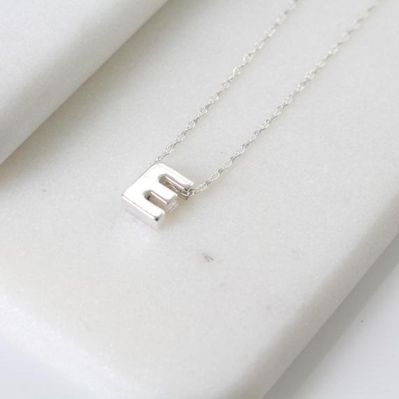 Pendant Necklace Letter Necklace - Etsy 