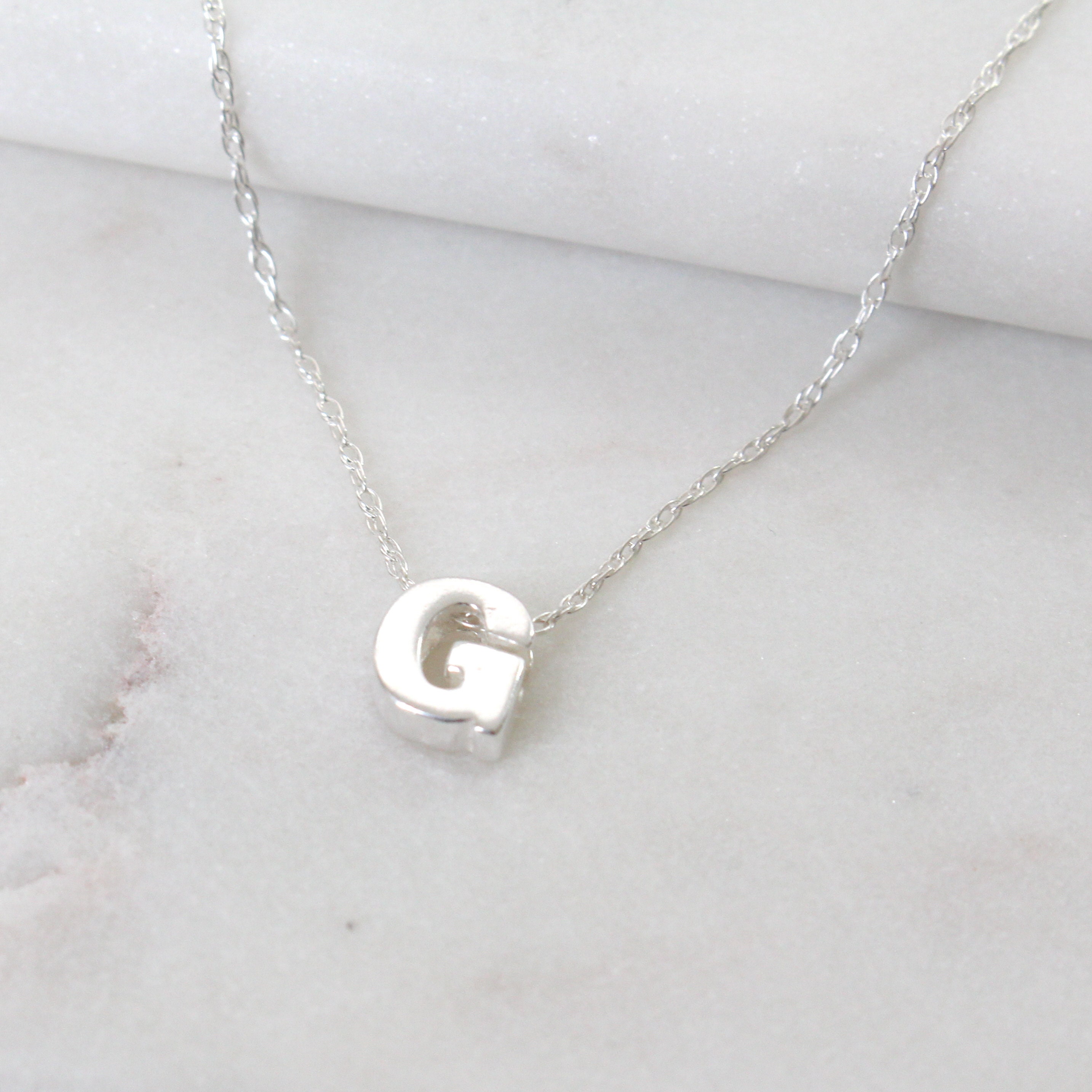 Letter g 2024 pendant necklace