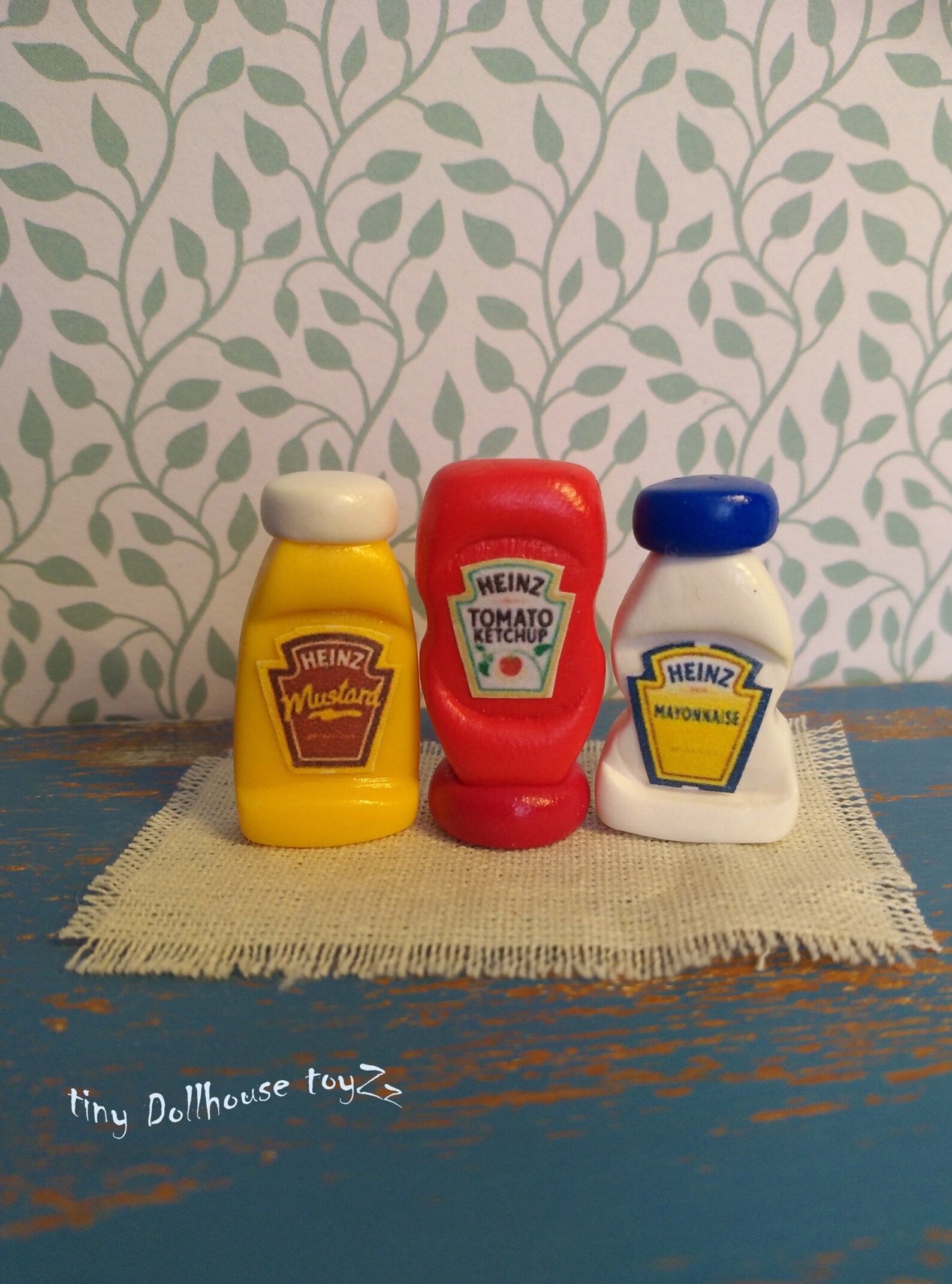 Tiny Bottle Ketchup Mustard Mayonnaise 1/6 1/12 Scale Etsy
