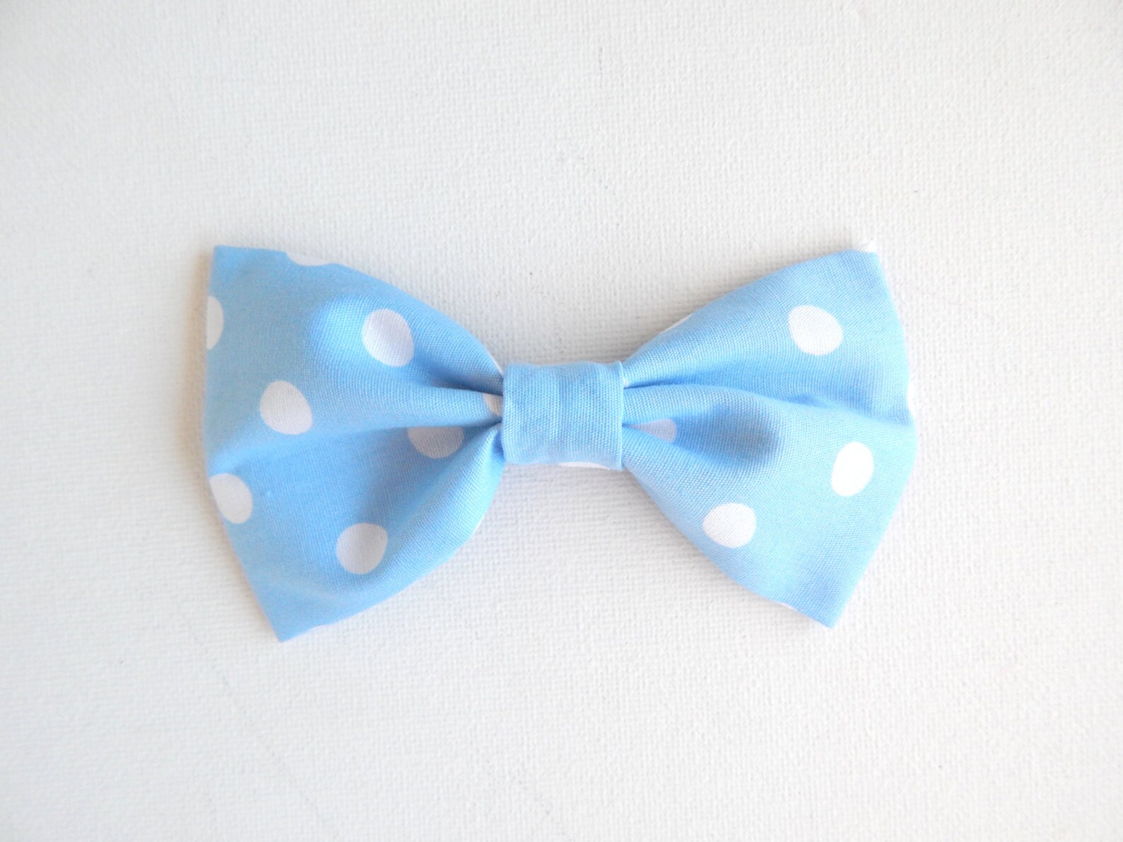 Baby Blue Polka Dot Bow Tie Bow Tie Brooch Unisex Bow Tie | Etsy