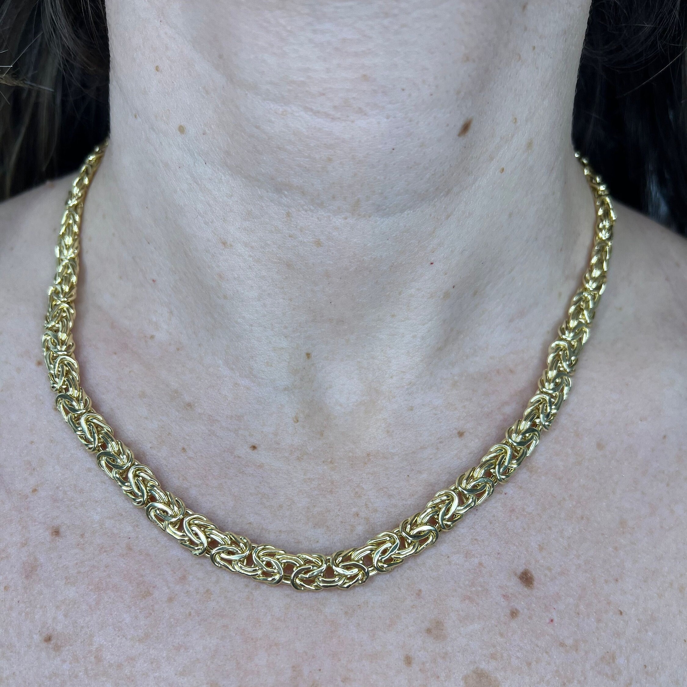 Collana In Oro Giallo 14 Carati, Catena Forsantina 1,5 Mm – Gioiello ELEGANTE In Diverse Lunghezze, Regalo In Confezione - 5