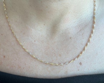 ティファニー ツイストロープチェーンネックレス スターリング