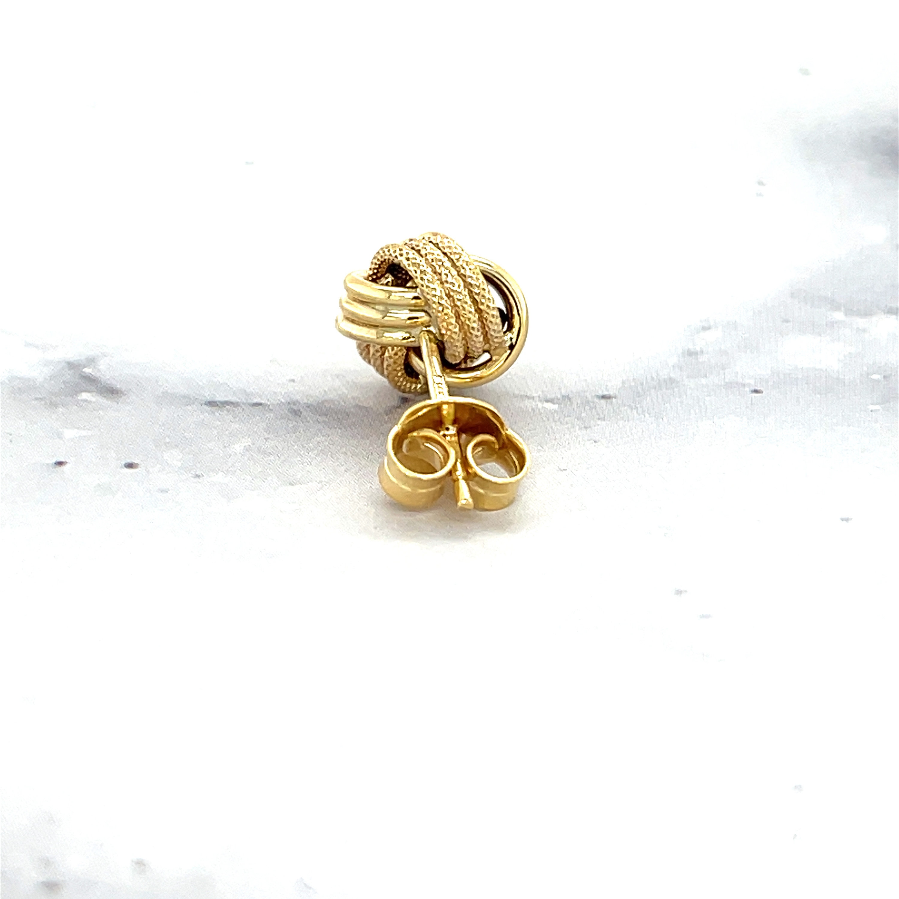 Orecchini Cerchio Saturno oro bianco e oro giallo 18K diamanti