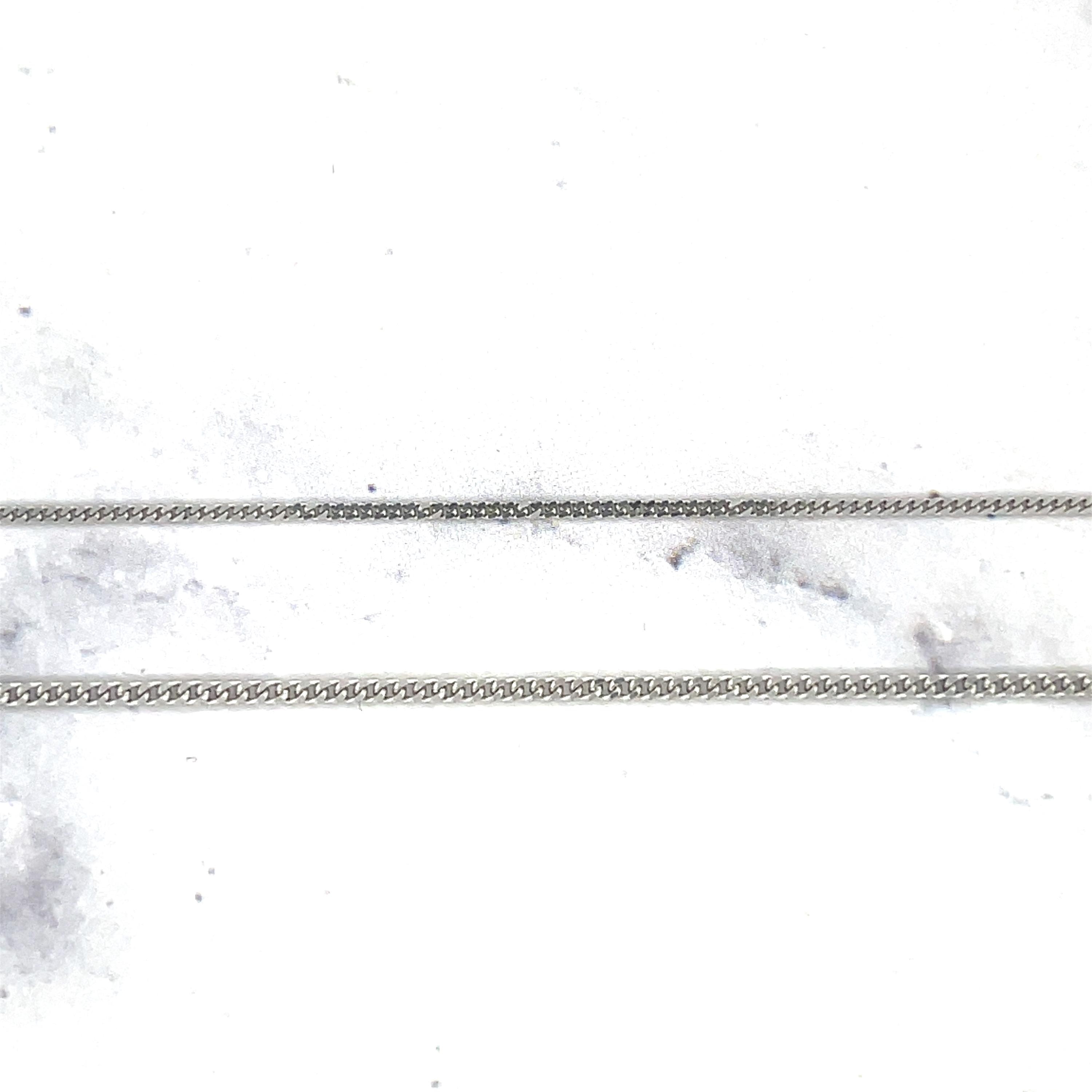 Collana in oro bianco con diamanti - MARGHERITA
