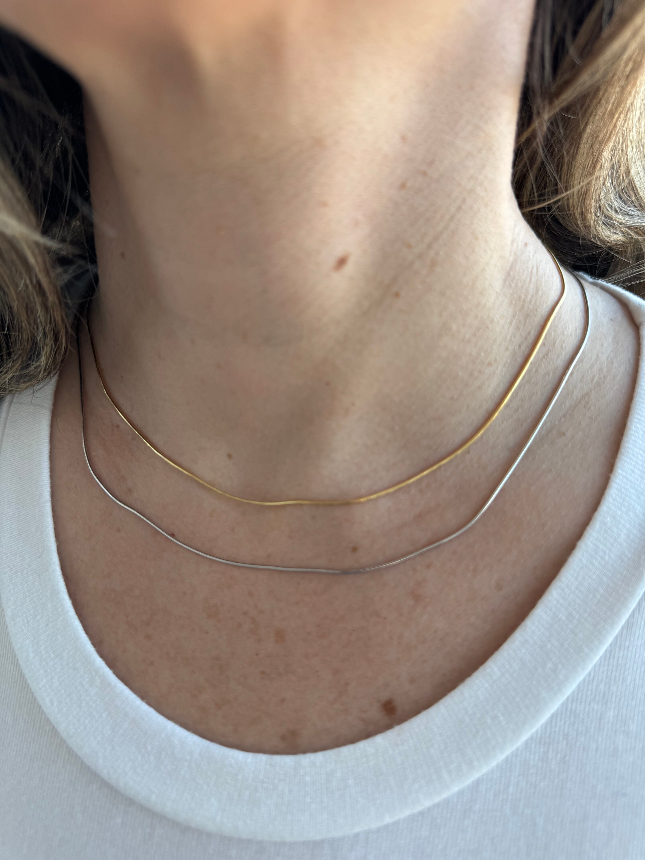 14k Yellow Gold Snake Chain Necklace – 16" Milano Style, 1.8g, 1.1mm Wide