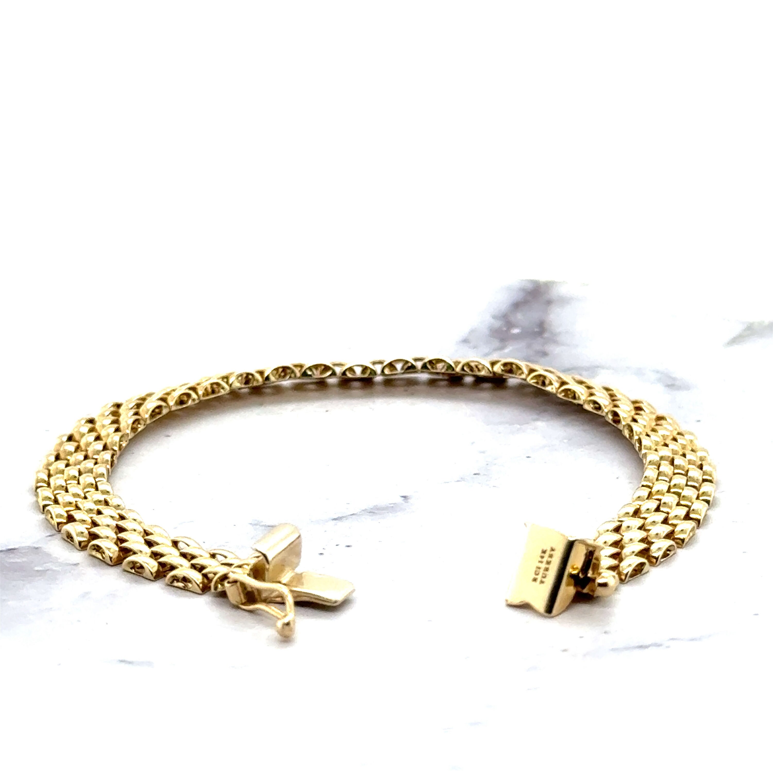 14K Yellow Gold 7